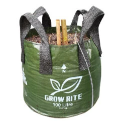 XHD Woven Plastic Plant Bag With 4 Handles, 100L