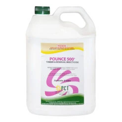 Pounce 500 Timber & Residual Insecticide -AU Garden Supplies Sales 2024 5 Litre PCT Pounce 500 500gL Permethrin 2575 Lawn etc Insecticide 12123.1649644960