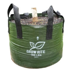 XHD Woven Plastic Plant Bag With 4 Handles, 300L