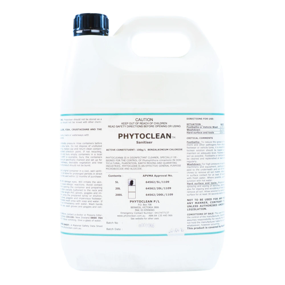 Phytoclean Specialised Disinfectant Cleaner & Sanitiser 3 Phytoclean Specialised Disinfectant Cleaner & Sanitiser